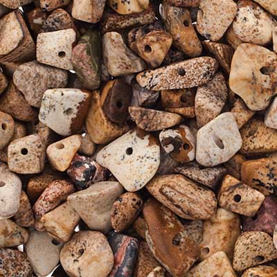 Semi-Precious Chips 22g Vial - Picture Mix Pearl Beads