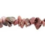 Semi-Precious Chips Strung - RHODONITE (16 inch Strand) Pearl Beads