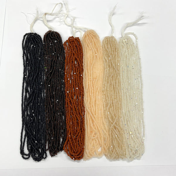 Sparkly Beach, 6 x 11/0 Charlotte Cut Seed Beads Set, Promotions Charlotte Cut Seedbeads