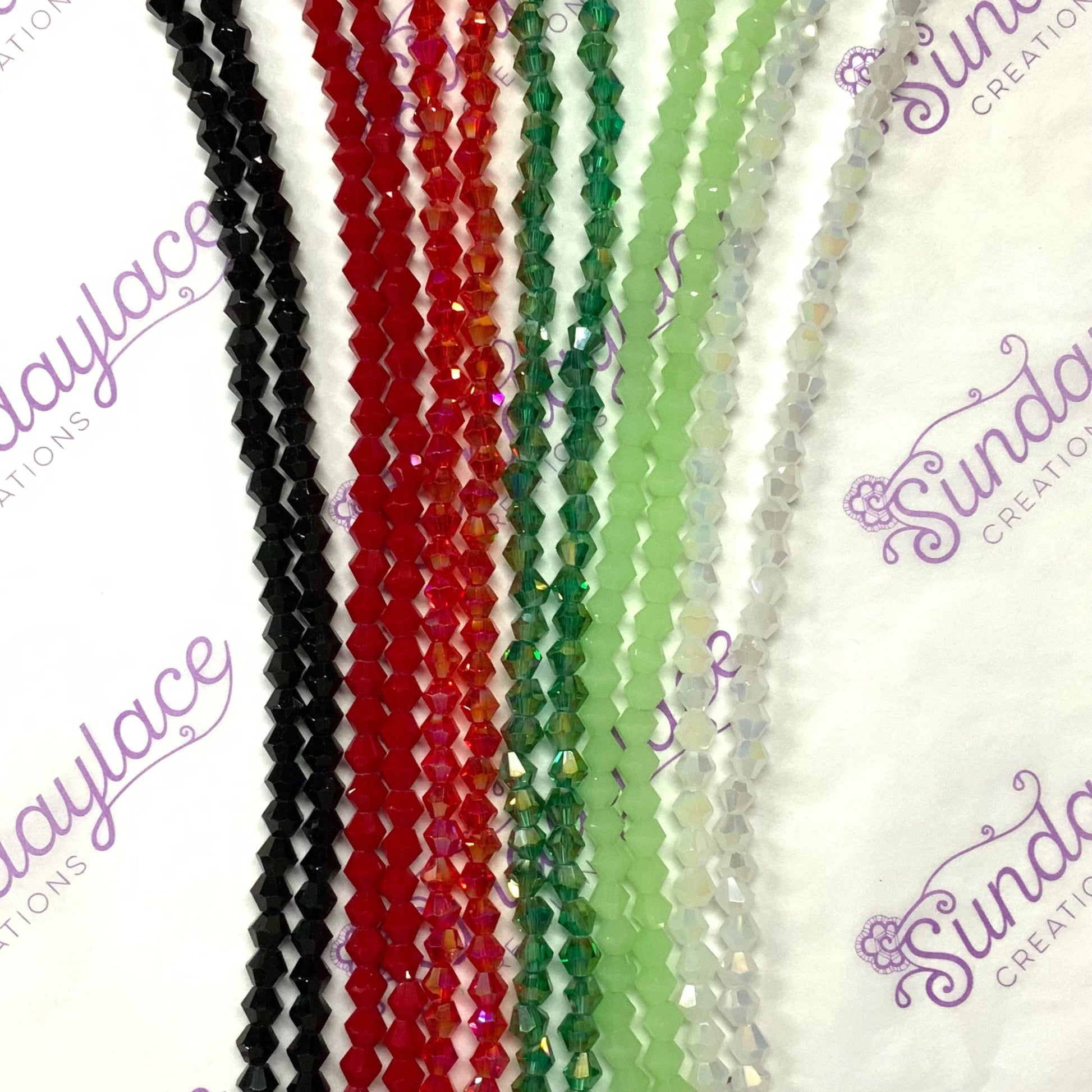 "Strawberry Vibes" 4mm Bicone Set 6 Colour Bundle, Promotions Promotion