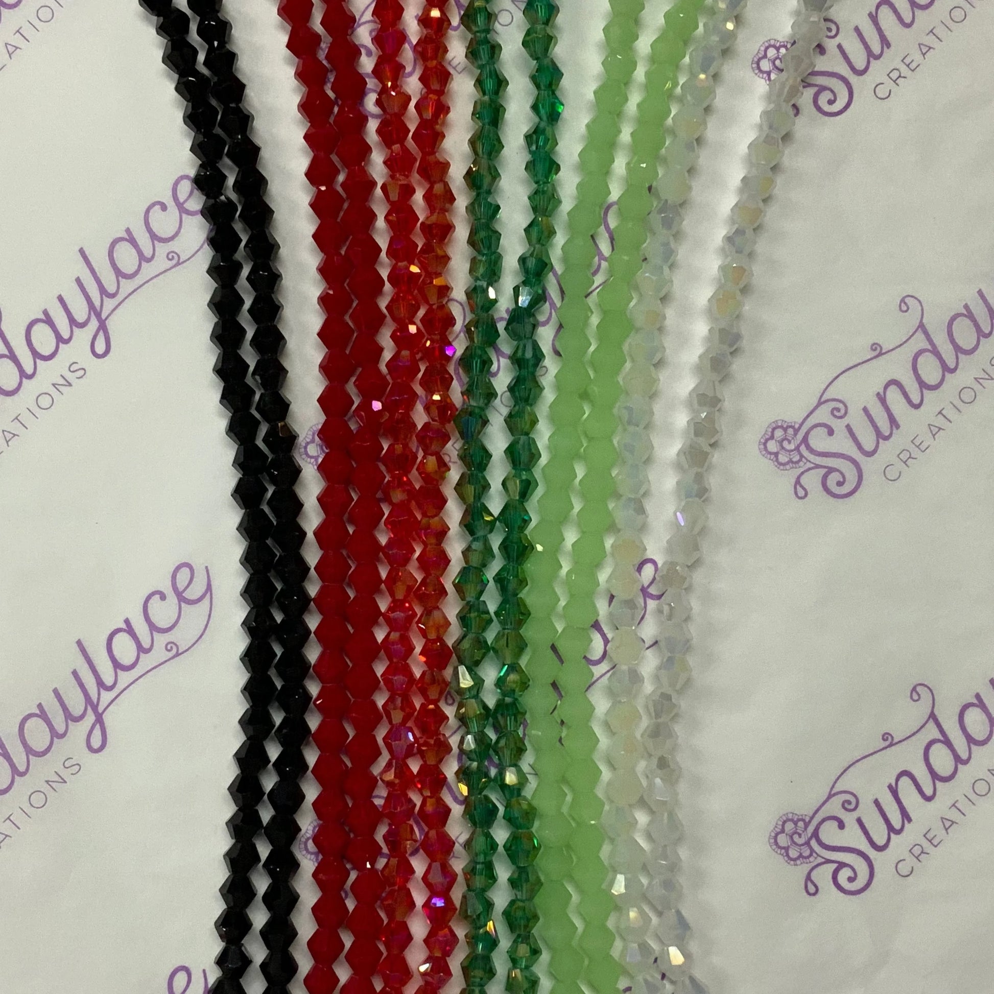 "Strawberry Vibes" 4mm Bicone Set 6 Colour Bundle, Promotions Promotion