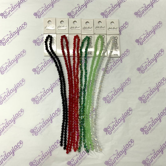 "Strawberry Vibes" 4mm Bicone Set 6 Colour Bundle, Promotions Promotion
