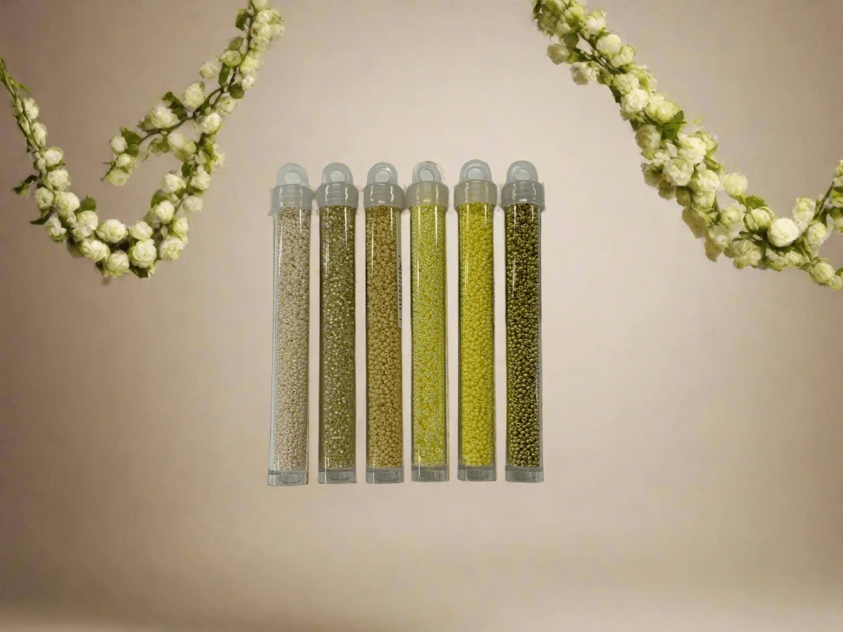 “Sunny Bridesmaids “6 Miyuki seed bead set,  Promotions Miyuki Seed Bead 11/0