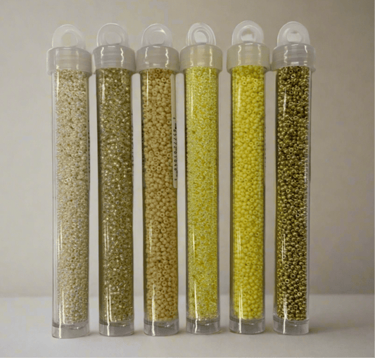 “Sunny Bridesmaids “6 Miyuki seed bead set,  Promotions Miyuki Seed Bead 11/0