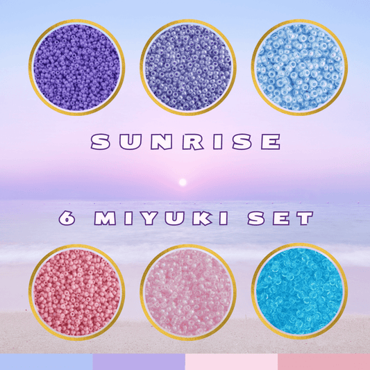 Sunrise Set, 11/0 Miyuki Seed Beads, Set of 6 x 22g vials Promotions