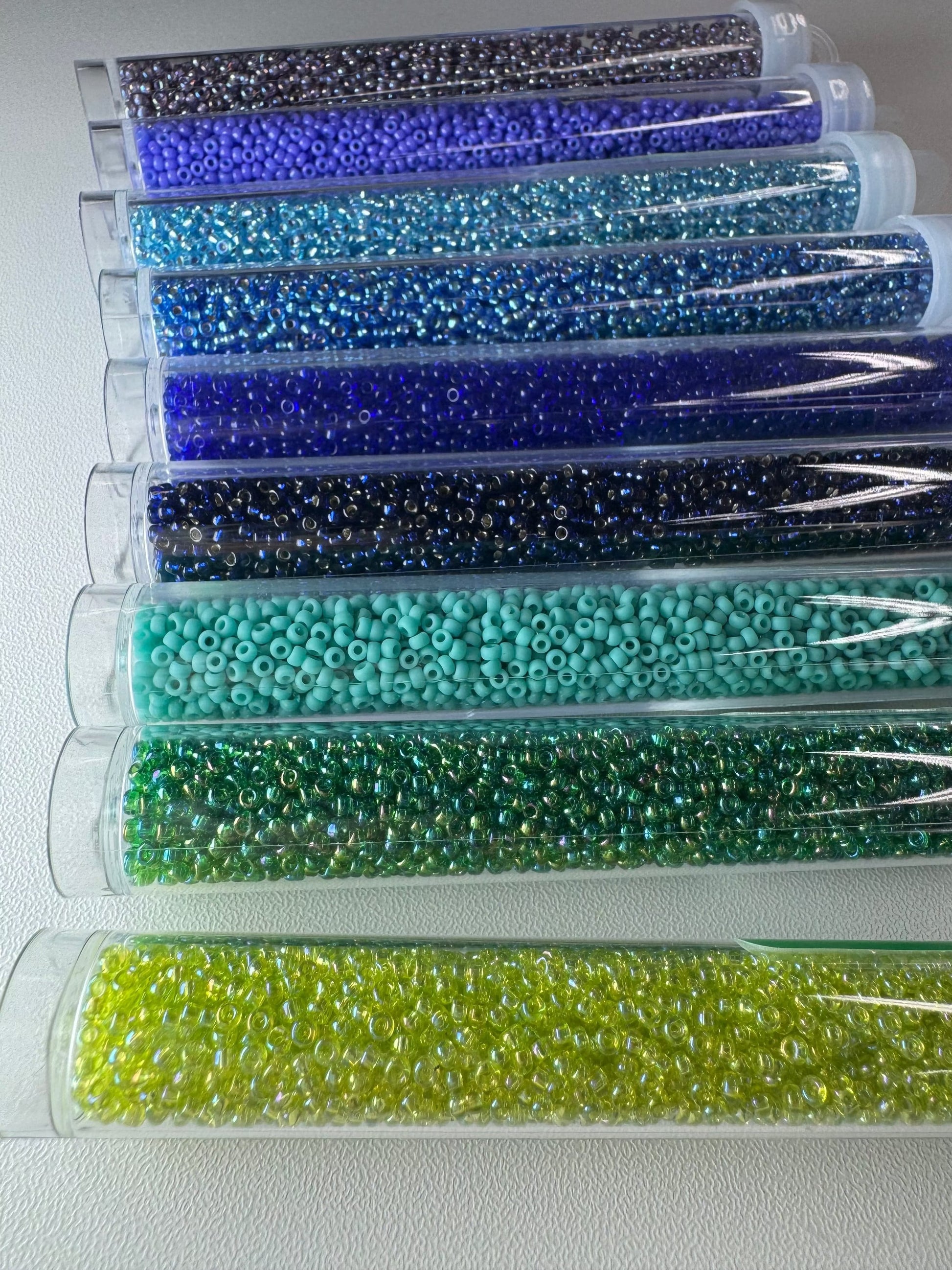 The Blue 🫐 Berry Fields of MAINE - 8 x Miyuki Seed bead Set (22g), Promotions Miyuki Seed Bead 11/0