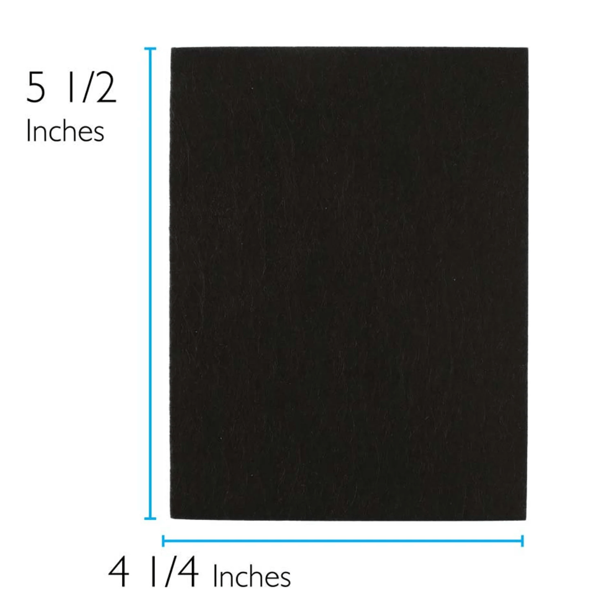 Black Lacy Stiff Stuff "TRY ME SIZE" 4.5*5.5 inches Lacy Stiff Stuff Beading Foundation (A Single Sheet), Beading Basics Basics