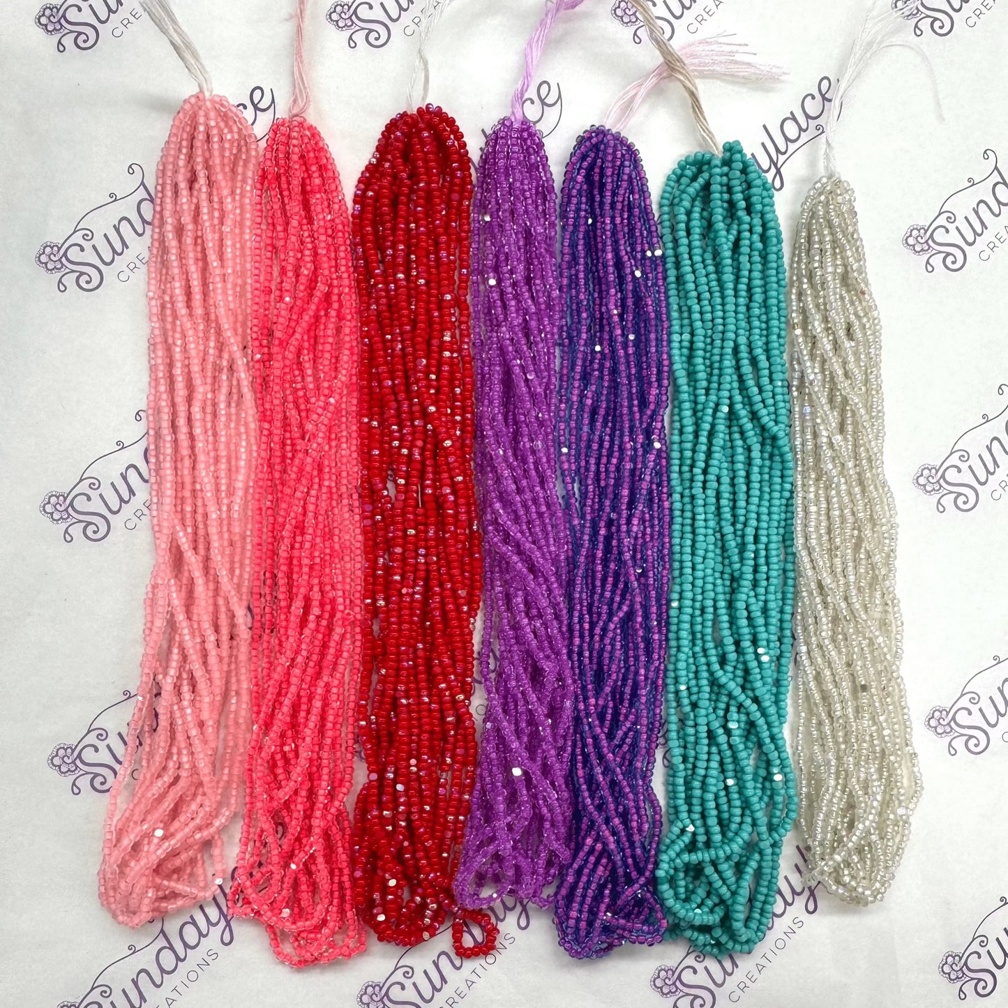 "Wellz's Candy Craze" 🍭 7 x 10g Charlotte Bead Set, Promotion Charlotte Cut Seedbeads