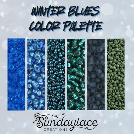 "Winter Blues" 11/0 Miyuki Seedbead Set, Promotion