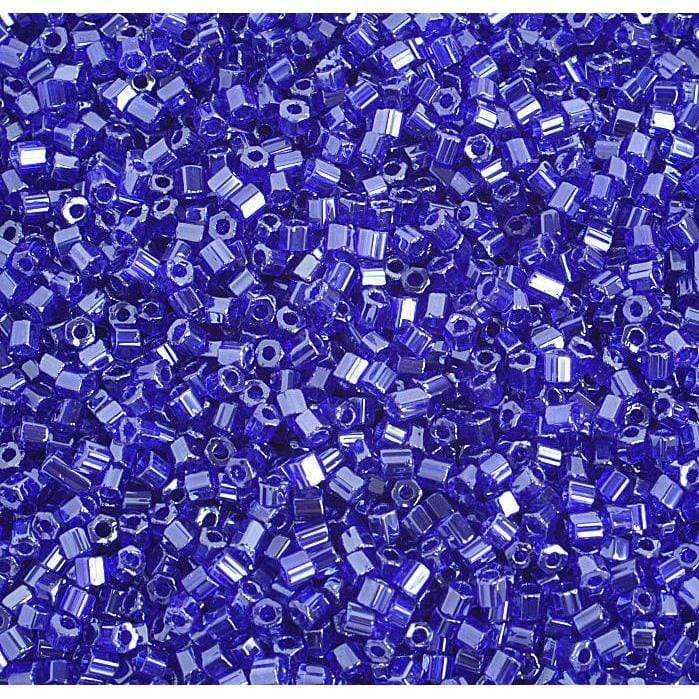Preciosa Ornela 2-Cut Beads 10/0 2-Cut Beads, Dark Blue Luster