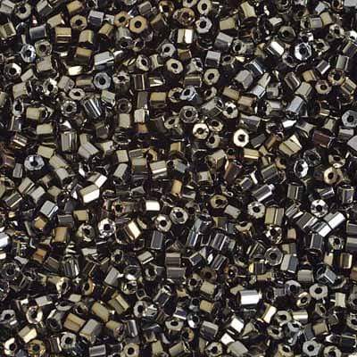 Sundaylace Creations & Bling 2-Cut Beads 10/0 2-Cut Beads, Opaque Brown AB