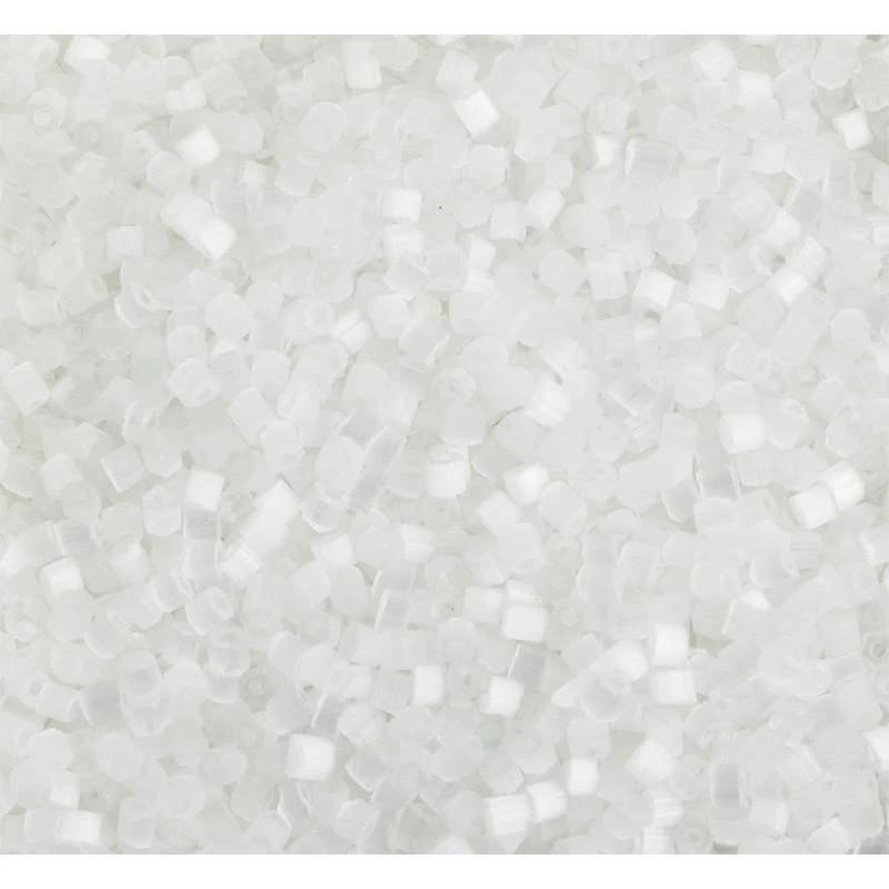 Preciosa Ornela 2-Cut Beads 10/0 2-Cut Beads, Satin White