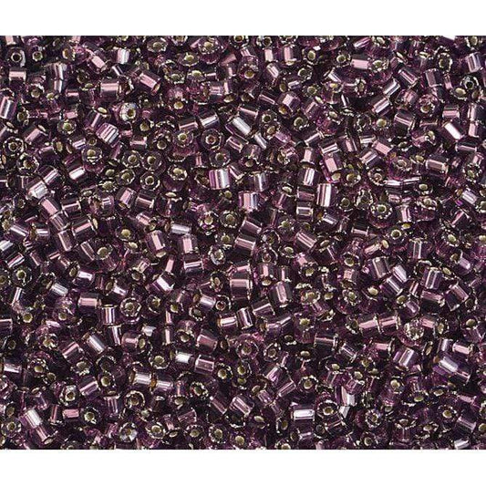 Preciosa Ornela 2-Cut Beads 10/0 2-Cut Beads, Silver Lined Dark Purple, *Hank or 22g