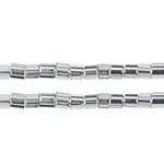 Preciosa Ornela 2-Cut Beads 10/0 2-Cut Beads, Silver Lined Grey