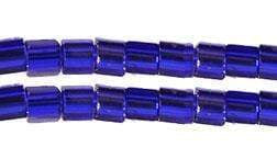 Preciosa Ornela 2-Cut Beads 10/0 2-Cut Beads, Silver Lined Royal Blue, *Hank