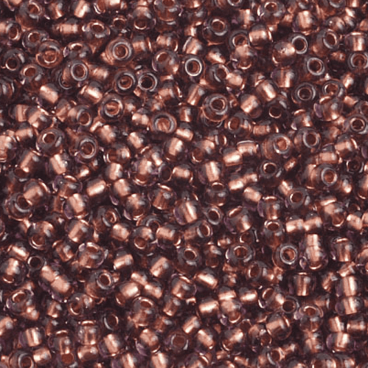 Preciosa Ornela 10/0 Preciosa Seed Beads 10/0 Amethyst Copper Lined, Preciosa Seed Beads