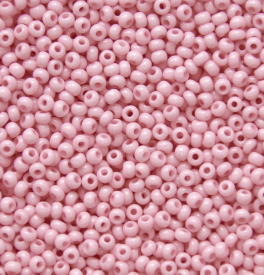 Preciosa Ornela 10/0 Preciosa Seed Beads 10/0 Ballet Pink Opaque Solgel Precoisa Seed Beads *NEW 2023*