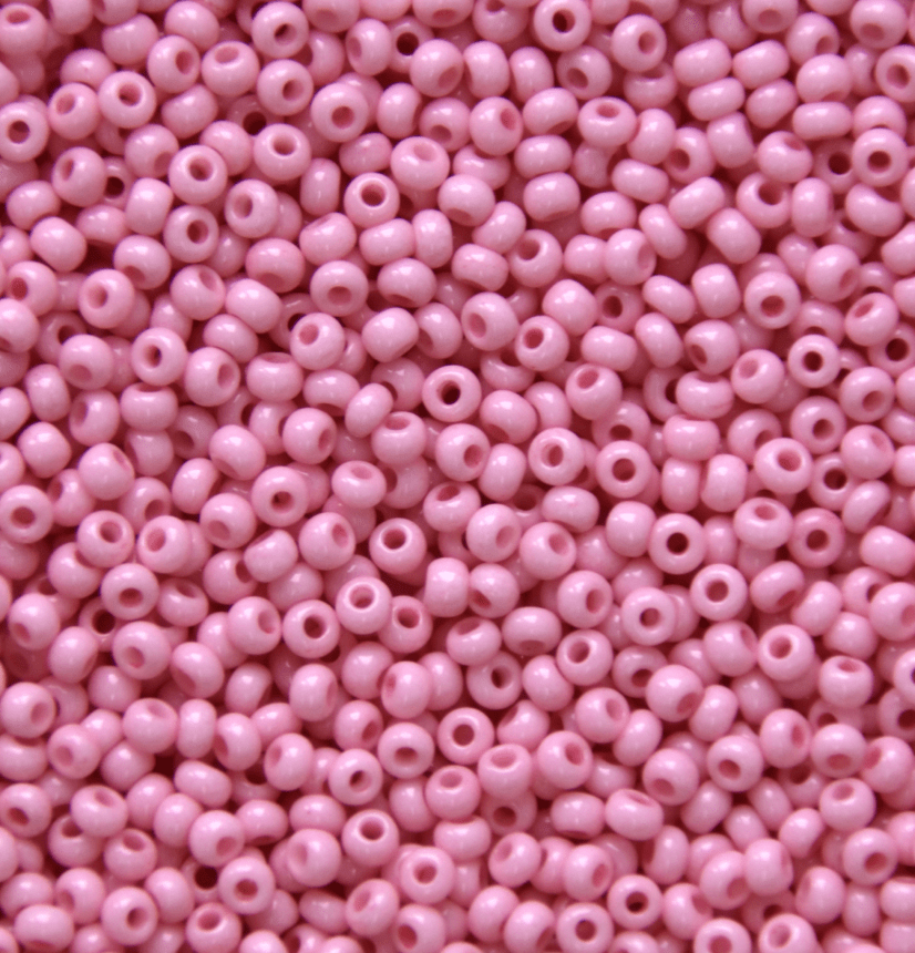 Preciosa Ornela 10/0 Preciosa Seed Beads 10/0 Ballet Pink Opaque Solgel Precoisa Seed Beads *NEW 2023*