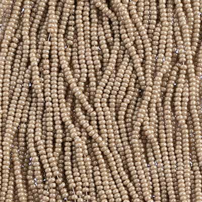 Preciosa Ornela 10/0 Preciosa Seed Beads 10/0 Beige LUSTER, Preciosa Seed Beads,  *Rare/Discontinued Colour* Hank