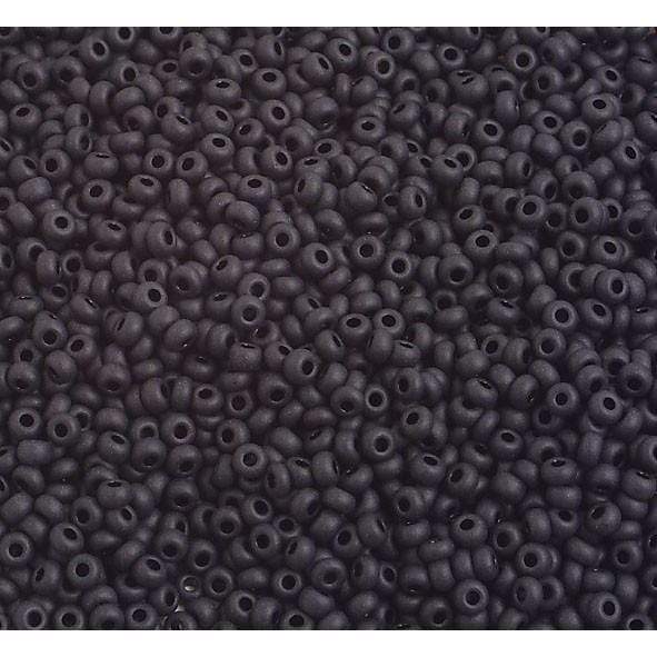 Preciosa Ornela 10/0 Preciosa Seed Beads 10/0 Black Matte Opaque, Preciosa Seed Bead