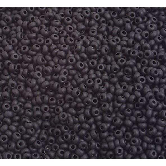 Preciosa Ornela 10/0 Preciosa Seed Beads 10/0 Black Matte Opaque, Preciosa Seed Bead
