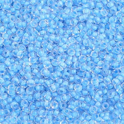 Preciosa Ornela 10/0 Preciosa Seed Beads 10/0 Blue Colour lined Terra, Preciosa Seed Beads Hank