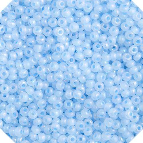 Sundaylace Creations & Bling 10/0 Preciosa Seed Beads 10/0 Opaque Dyed Iris Blue, Preciosa Seed Beads