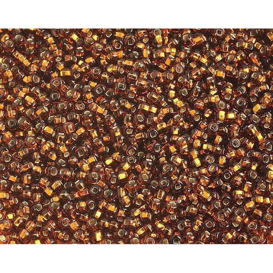 Sundaylace Creations & Bling 10/0 Preciosa Seed Beads 10/0 Silver Lined Brown, Preciosa Seed Beads