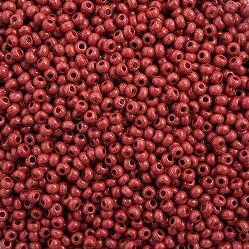 Preciosa Ornela 10/0 Preciosa Seed Beads 10/0 Terra Intensive Brown, Czech Seed Beads