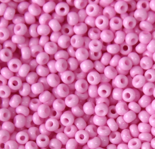 Preciosa Ornela 10/0 Preciosa Seed Beads 10/0 Bubblegum Pink Solgel, Preciosa Seed Beads *NEW*