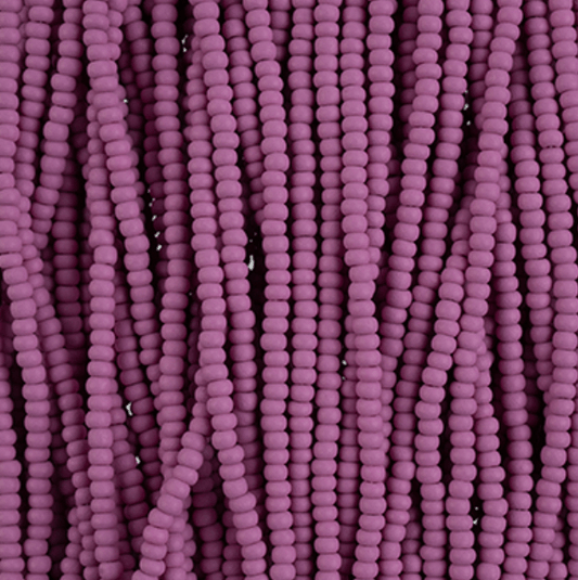 Preciosa Ornela 11/0 Preciosa Seed Beads 10/0 Chalk Purple MATTE Dyed Permalux Opaque Preciosa Seed Beads * 1/2 HANK