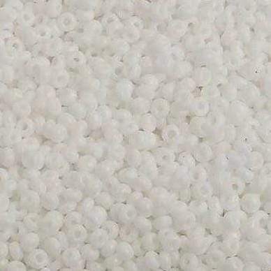 Preciosa Ornela 10/0 Preciosa Seed Beads 22g 10/0 Chalk White Opaque Preciosa Seed Bead