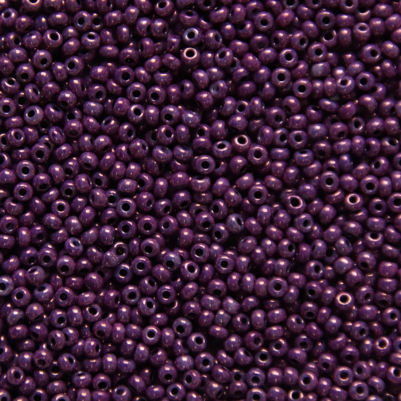 Preciosa Ornela 10/0 Preciosa Seed Beads 10/0 Coated Lavender *Dark Purple* Opaque, Preciosa Seed Beads *NEW*