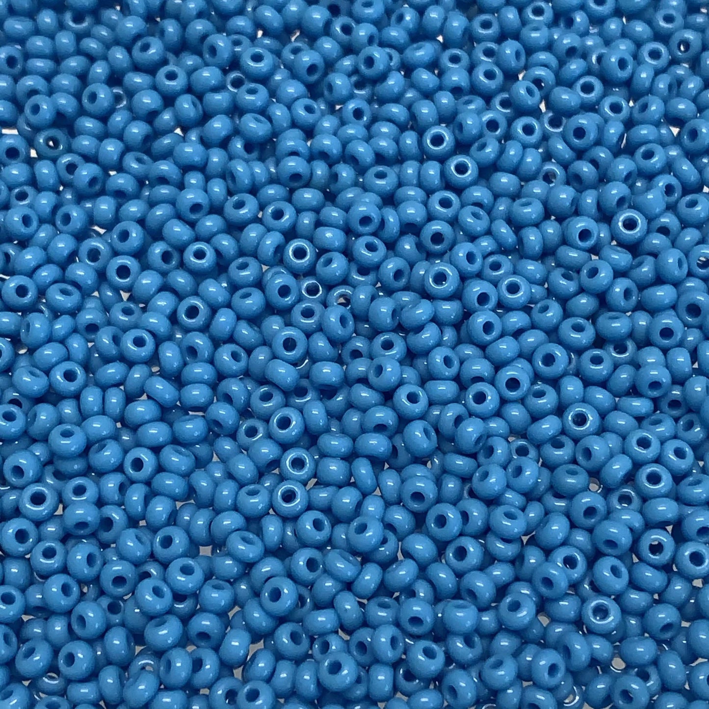 Preciosa Ornela 10/0 Preciosa Seed Beads 10/0 Dark Blue *Turquoise  Opaque, Preciosa Seed Beads *Discontinued/Rare Colour*