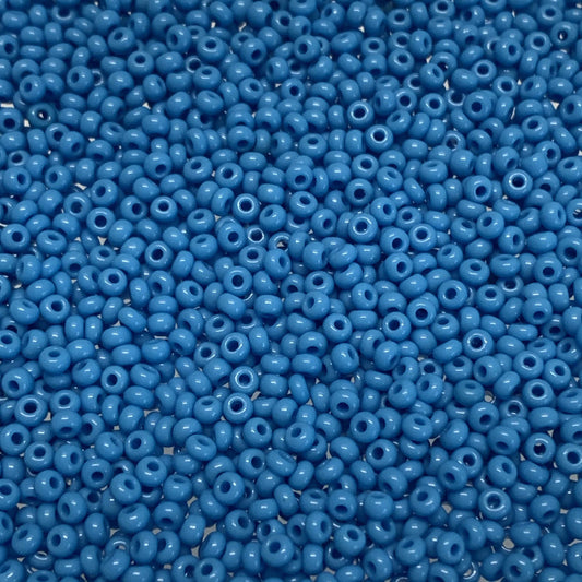 Preciosa Ornela 10/0 Preciosa Seed Beads 10/0 Dark Blue *Turquoise  Opaque, Preciosa Seed Beads *Discontinued/Rare Colour*