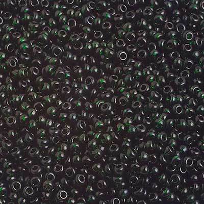Sundaylace Creations & Bling 10/0 Preciosa Seed Beads 10/0 Transparent Dark Green Preciosa Seed Bead