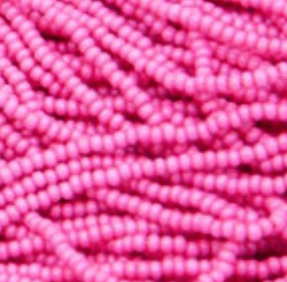 10/0 Dark Pink MATTE  Intensive Terra Preciosa Seed Beads *HANK 10/0 Preciosa Seed Beads
