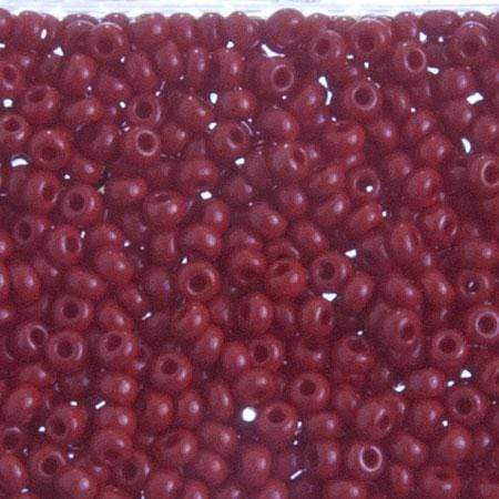 Preciosa Ornela 10/0 Preciosa Seed Beads 10/0 Dark Red Opaque, Preciosa Seed Beads