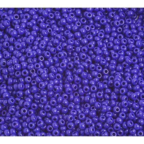 Preciosa Ornela 10/0 Preciosa Seed Beads 23g 10/0 Dark Royal Blue Opaque Preciosa Seed Bead