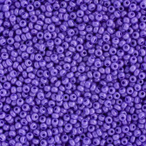 Preciosa Ornela 10/0 Preciosa Seed Beads 10/0 Dark Violet Opaque Dyed, Czech Seed Beads