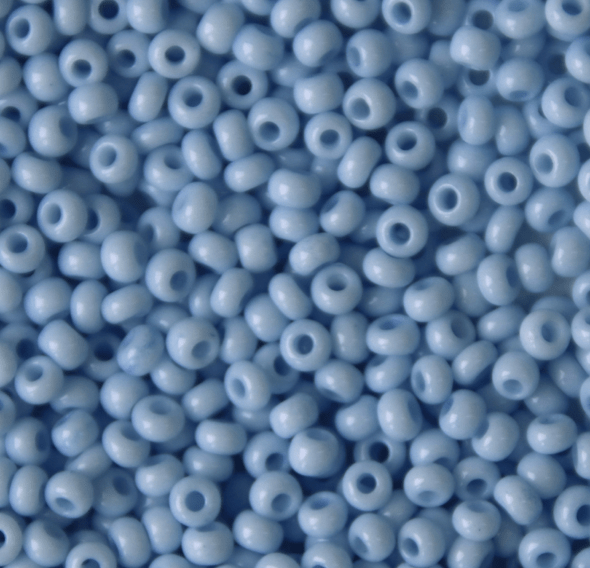 Preciosa Ornela 10/0 Preciosa Seed Beads 10/0 Dove Light Blue Solgel Opaque, Preciosa Seed Beads *NEW*