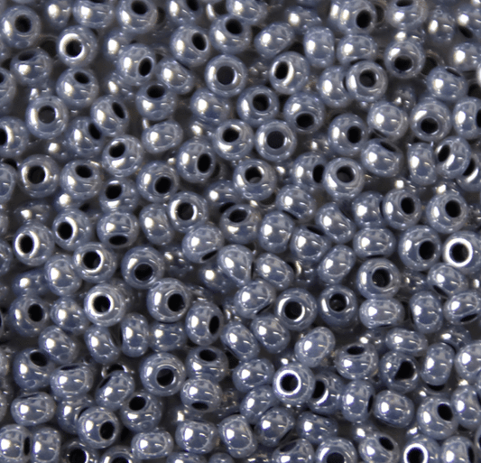 Preciosa Ornela 10/0 Preciosa Seed Beads 10/0 Grey Pearlized, Preciosa Seed Beads *NEW*
