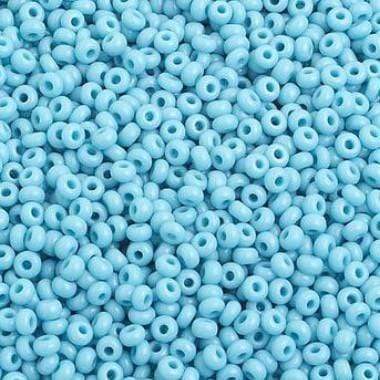 Sundaylace Creations & Bling 10/0 Preciosa Seed Beads 10/0 Light Blue Opaque Preciosa Seed Bead