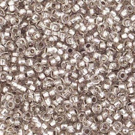 Sundaylace Creations & Bling 10/0 Preciosa Seed Beads 10/0 Silver-lined Light Grey Solgel, Preciosa Seed Beads