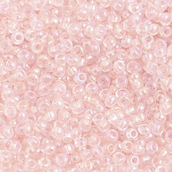 Sundaylace Creations & Bling 10/0 Preciosa Seed Beads 10/0 Light Pink  Rainbow Transparent, Preciosa Seed Beads
