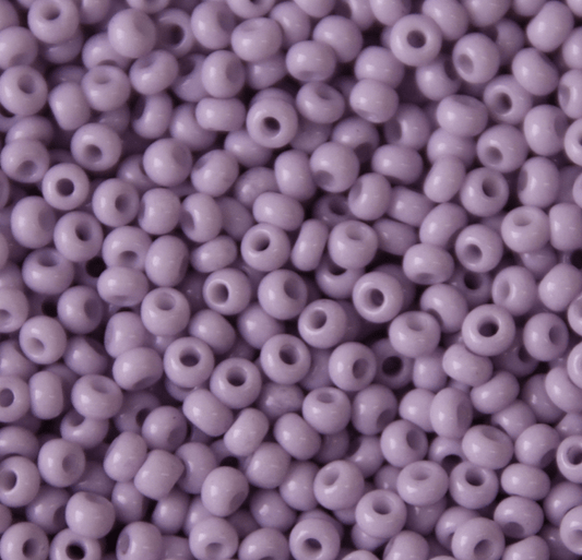 Preciosa Ornela 10/0 Preciosa Seed Beads 10/0 Light Violet Solgel Opaque, Preciosa Seed Beads *NEW*