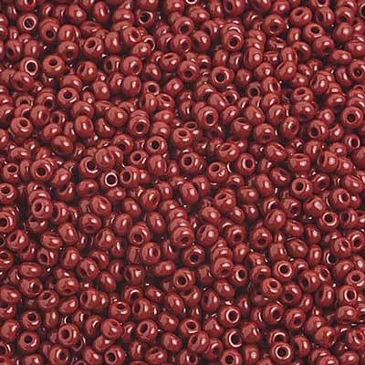 Preciosa Ornela 10/0 Preciosa Seed Beads 10/0 Opaque Medium Brown, Preciosa Seed Beads