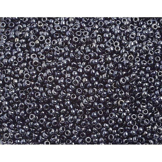 Sundaylace Creations & Bling 10/0 Preciosa Seed Beads 10/0 Metallic Gunmetal Preciosa Seed Bead