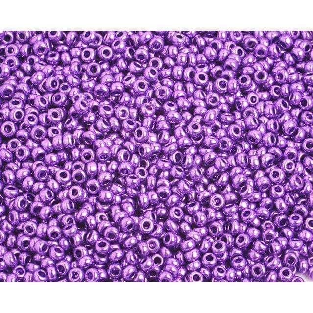 Preciosa Ornela 10/0 Preciosa Seed Beads 10/0 Metallic Purple Preciosa Seed Bead