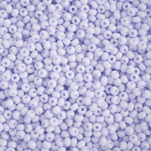 Sundaylace Creations & Bling 10/0 Preciosa Seed Beads 10/0 Natural Lilac Opaque *pale purple*,  Preciosa Seed Bead